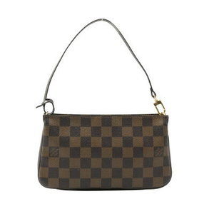 Louis Vuitton Handbag Navona Damier Brown Leather